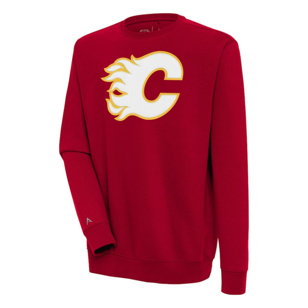 NHL Calgary Flames Antigua Victory Pullover Sweatshirt