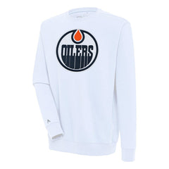 NHL Edmonton Oilers Antigua Victory Pullover Sweatshirt