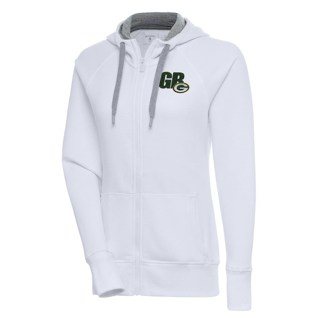 Antigua Women's Victory Full-Zip Hoodie - Green Bay Packers Hoodies