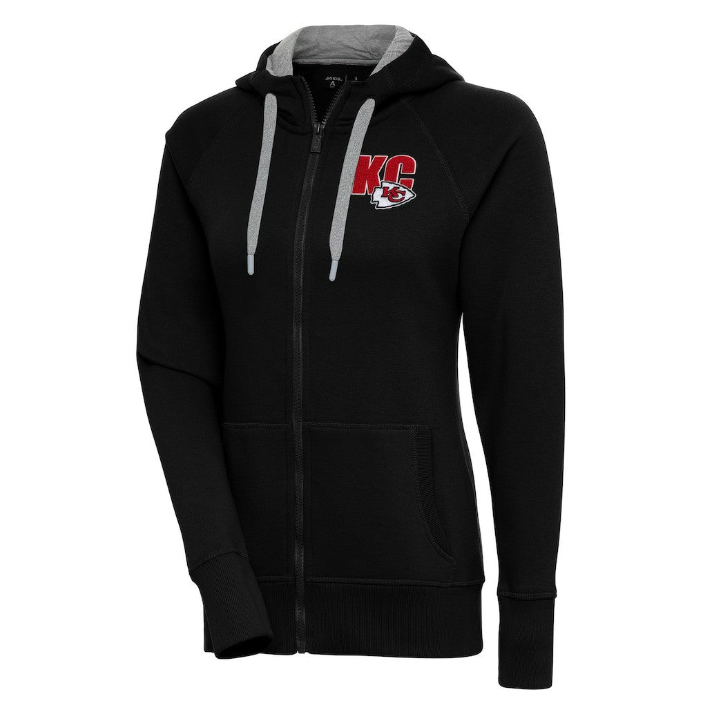 Antigua Women's Victory Full-Zip Hoodie - Kansas City Chiefs Hoodies