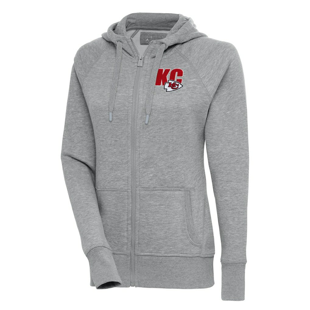 Antigua Women's Victory Full-Zip Hoodie - Kansas City Chiefs Hoodies