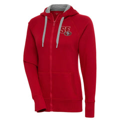 Antigua Women's Victory Full-Zip Hoodie - San Francisco 49ers Hoodies