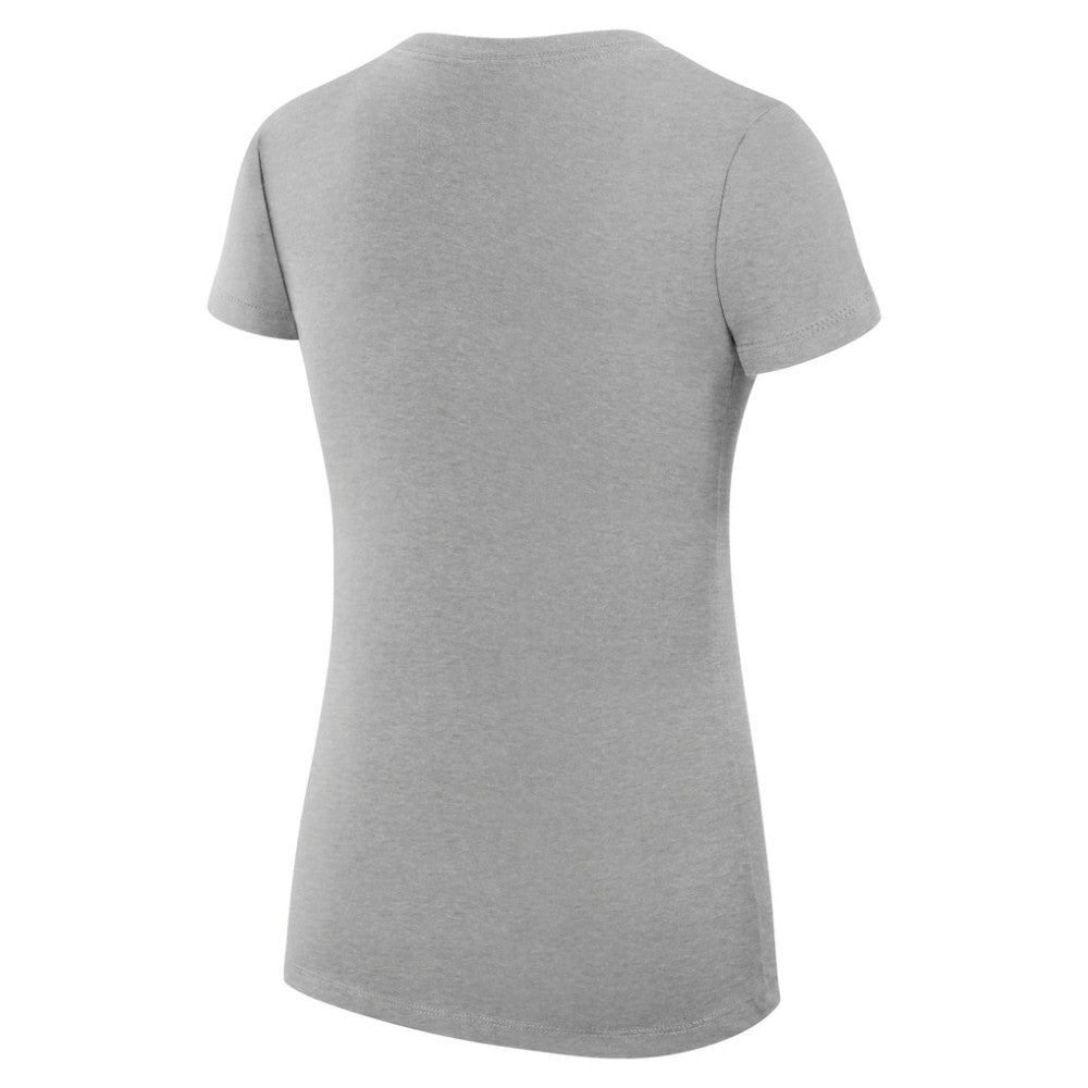 Gray Baltimore Orioles G-III 4Her by Carl Banks Women's Super-Slim Fit Lightweight Dot Print V-Neck T-Shirt