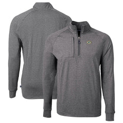 Cutter & Buck Big & Tall Adapt Eco Knit Quarter-Zip Pullover Top - Green Bay Packers Pullover
