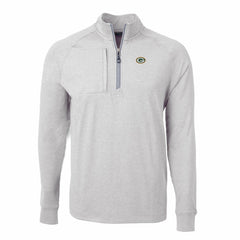 Cutter & Buck Big & Tall Adapt Eco Knit Quarter-Zip Pullover Top - Green Bay Packers Pullover