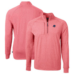 Cutter & Buck Big & Tall Adapt Eco Knit Quarter-Zip Pullover Top - Miami Dolphins Pullover