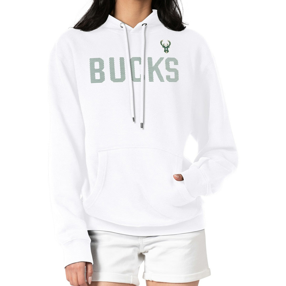 Milwaukee Bucks G-III 4Her by Carl Banks Women's Dot Print Pullover Hoodie