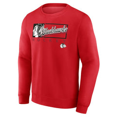 NHL Chicago Blackhawks Fanatics Focus Fleece Pullover Sweatshirt