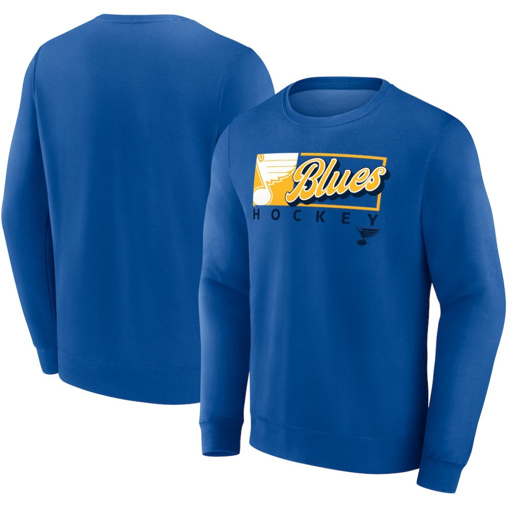 NHL St. Louis Blues Fanatics Focus Fleece Pullover Sweatshirt