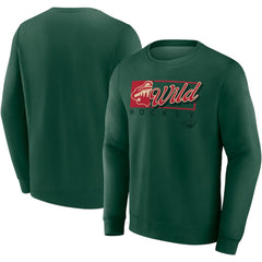 NHL Minnesota Wild Fanatics Focus Fleece Pullover Sweatshirt