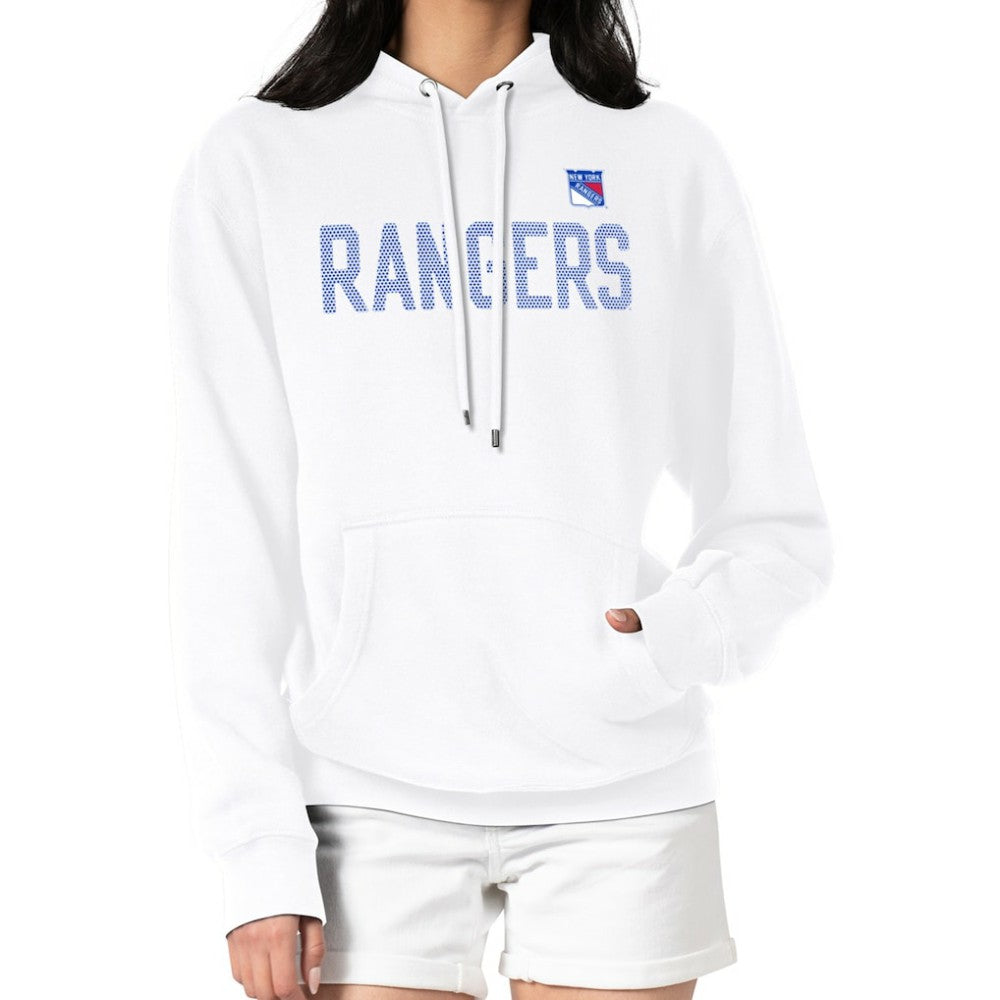 NHL New York Rangers G-III 4Her by Carl Banks Women's Dot Print Pullover Hoodie