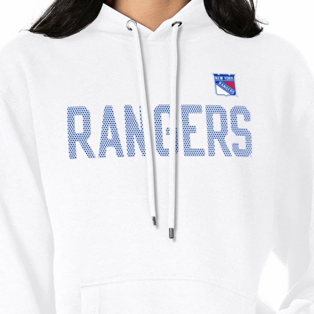 NHL New York Rangers G-III 4Her by Carl Banks Women's Dot Print Pullover Hoodie