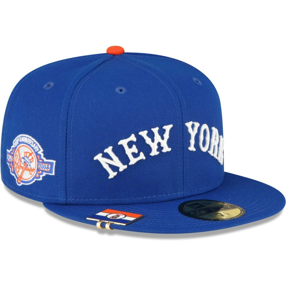 Royal New York Yankees New Era City Flag 59FIFTY Fitted Hat