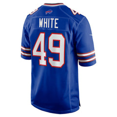 DaShaun White  Team Game Jersey - Buffalo Bills Jerseys