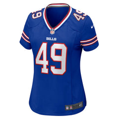 DaShaun White  Women's Team Game Jersey - Buffalo Bills Jerseys