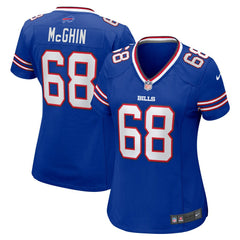 Garrett McGhin  Women's Team Game Jersey - Buffalo Bills Jerseys