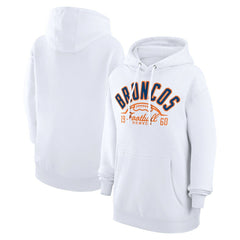 Starter Unisex Half Ball Team Fleece Pullover Hoodie - Denver Broncos Hoodies