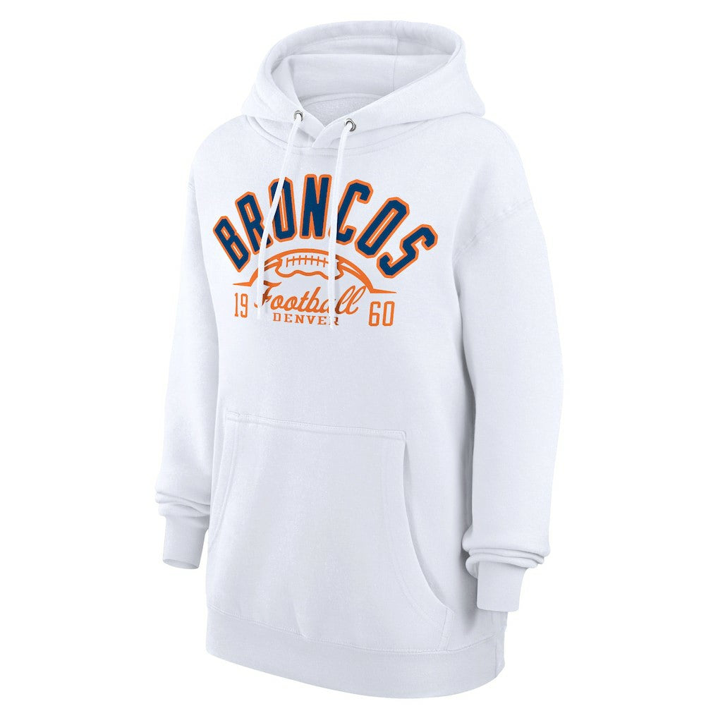 Starter Unisex Half Ball Team Fleece Pullover Hoodie - Denver Broncos Hoodies