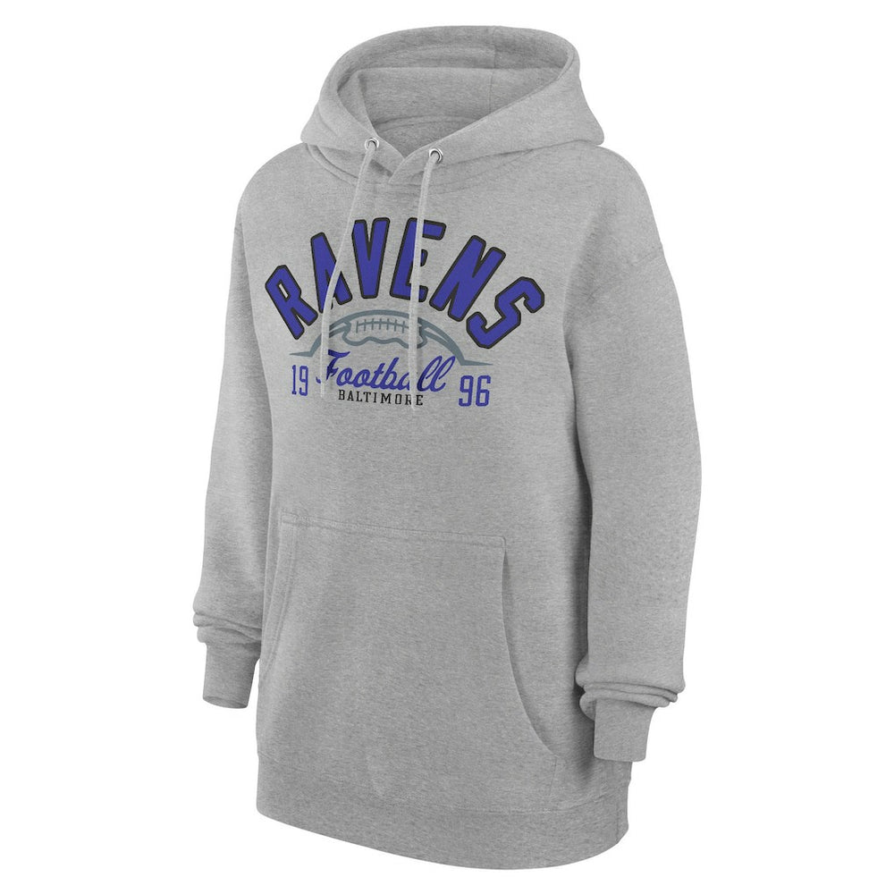 Starter Unisex Half Ball Team Fleece Pullover Hoodie - Baltimore Ravens Hoodies