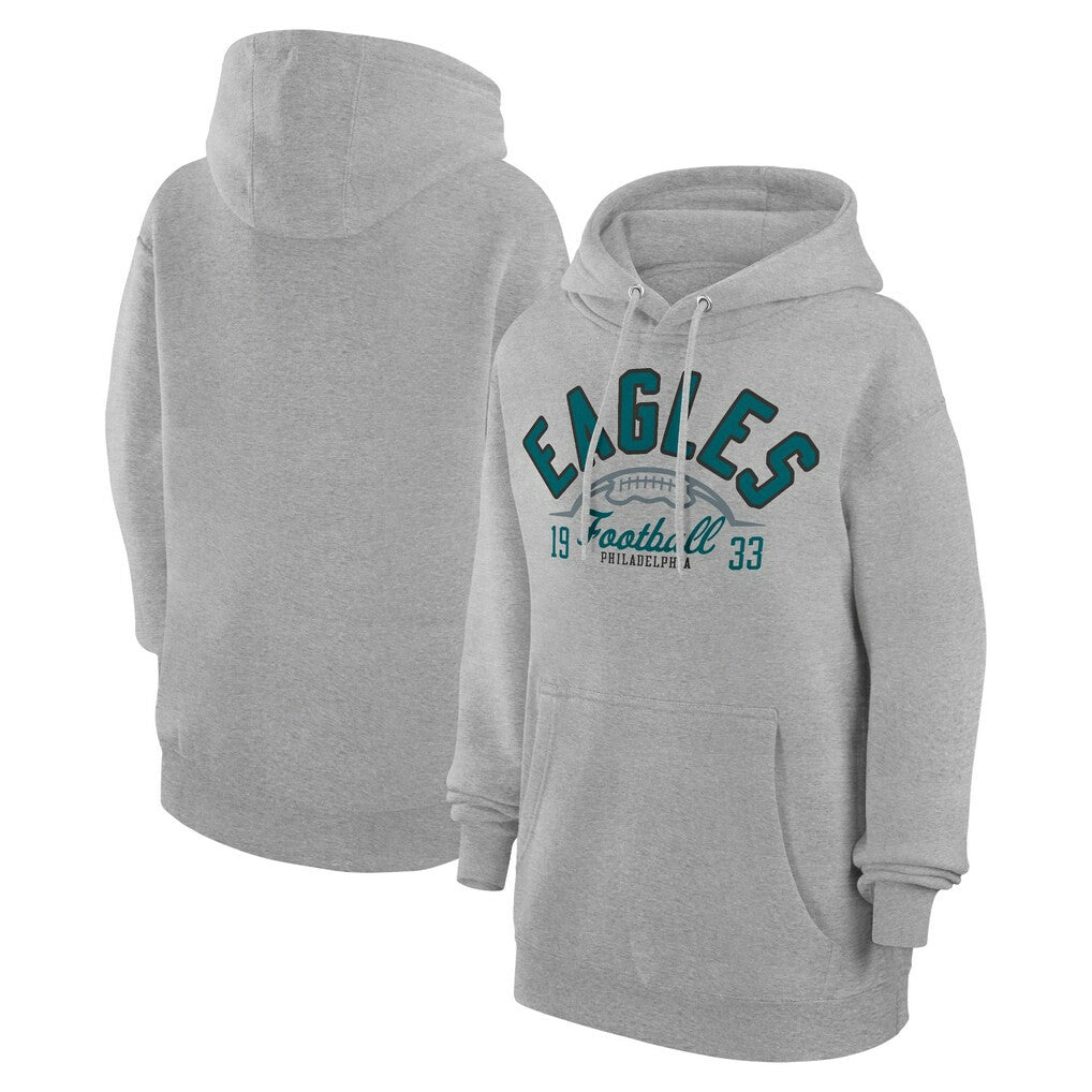 Starter Unisex Half Ball Team Fleece Pullover Hoodie - Philadelphia Eagles Hoodies