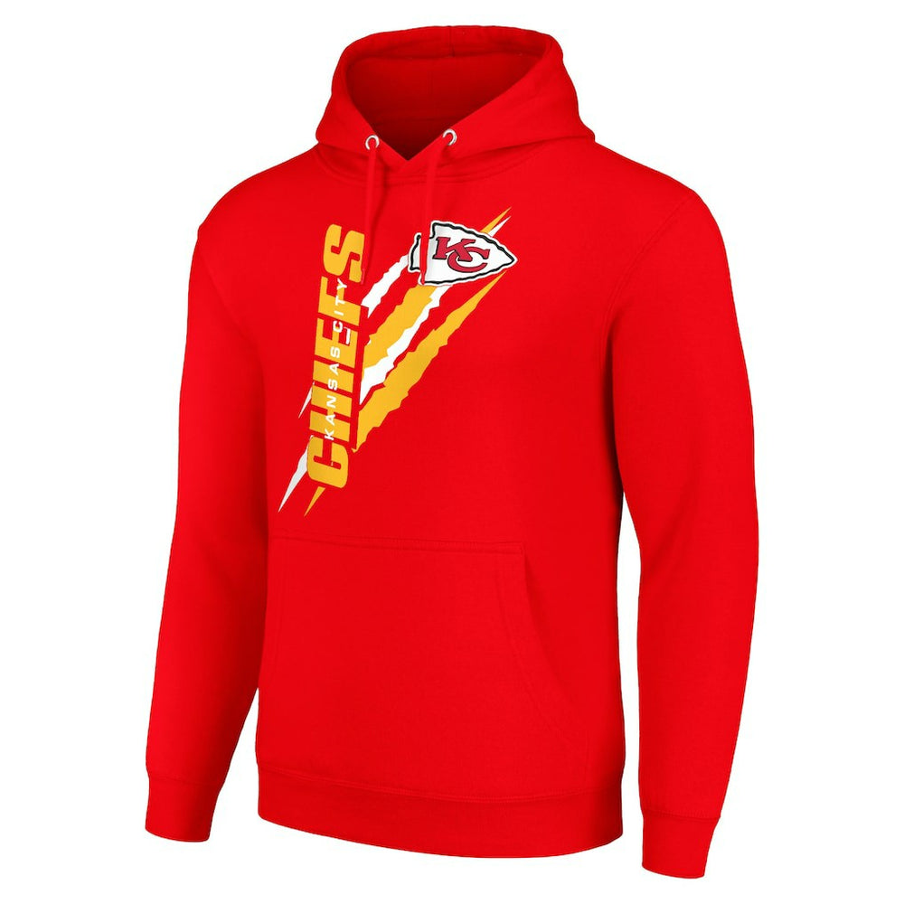 Starter Unisex Color Scratch Fleece Pullover Hoodie - Kansas City Chiefs Hoodies