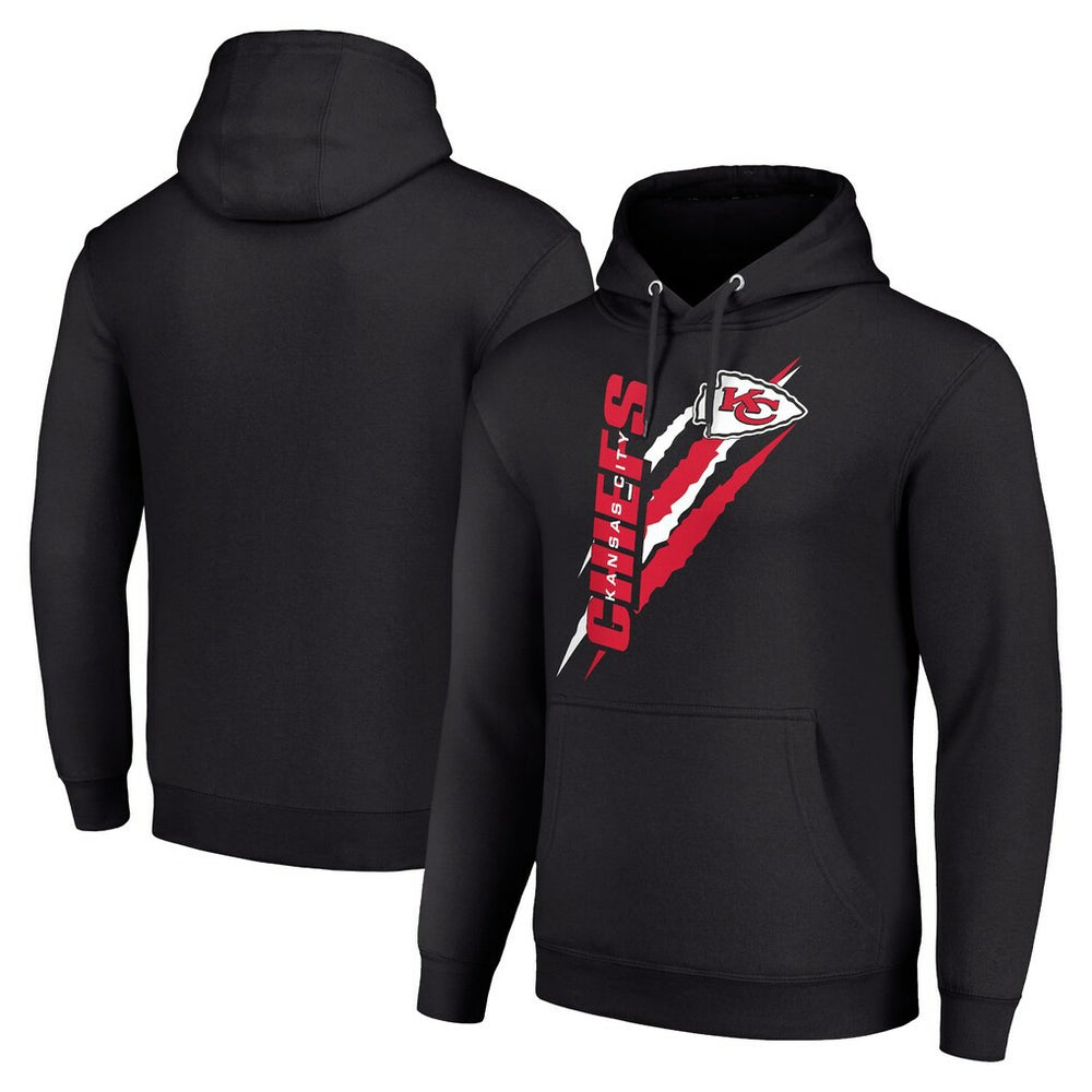 Starter Unisex Color Scratch Fleece Pullover Hoodie - Kansas City Chiefs Hoodies