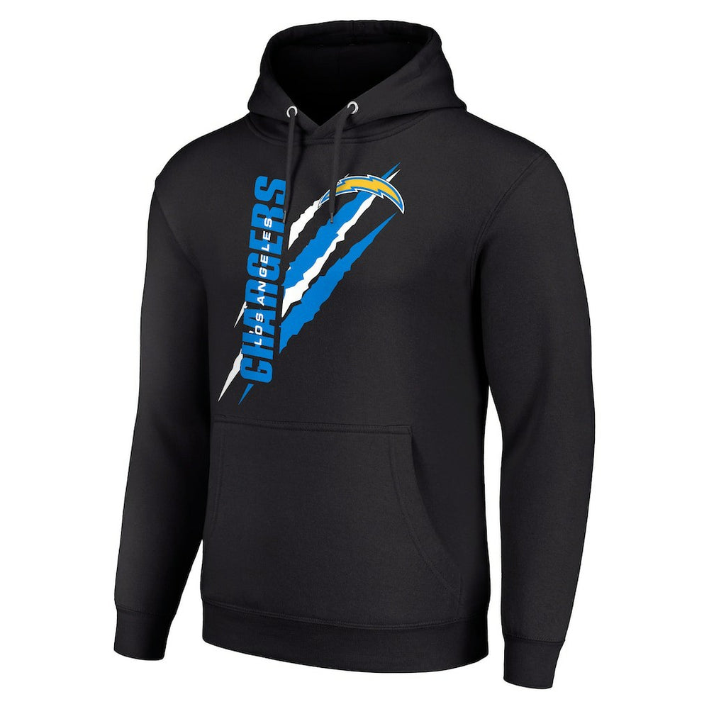 Starter Unisex Color Scratch Fleece Pullover Hoodie - Los Angeles Chargers Hoodies