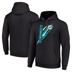 Starter Unisex Color Scratch Fleece Pullover Hoodie - Miami Dolphins Hoodies