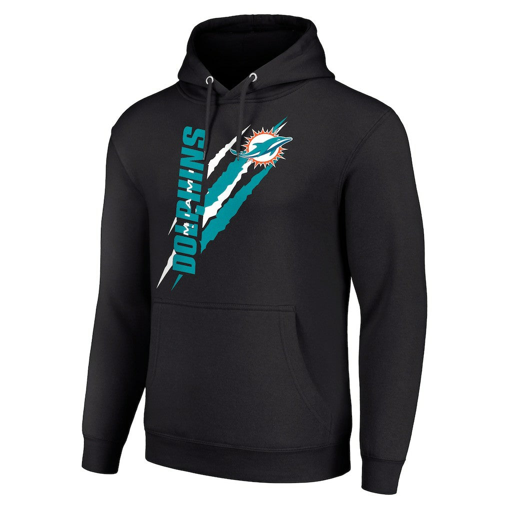 Starter Unisex Color Scratch Fleece Pullover Hoodie - Miami Dolphins Hoodies