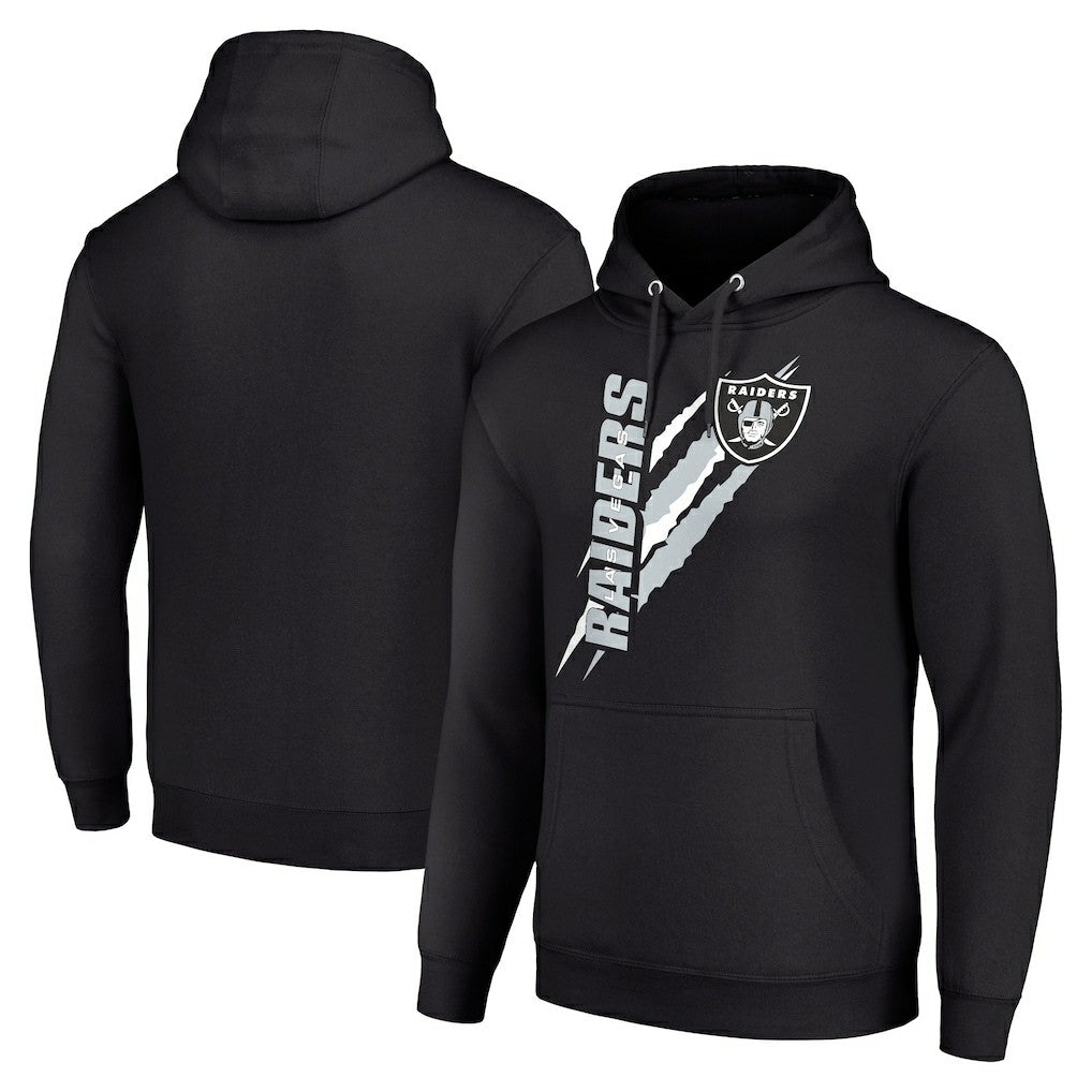 Starter Unisex Color Scratch Fleece Pullover Hoodie - Las Vegas Raiders Hoodies