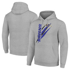 Starter Unisex Color Scratch Fleece Pullover Hoodie - Baltimore Ravens Hoodies