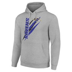 Starter Unisex Color Scratch Fleece Pullover Hoodie - Baltimore Ravens Hoodies