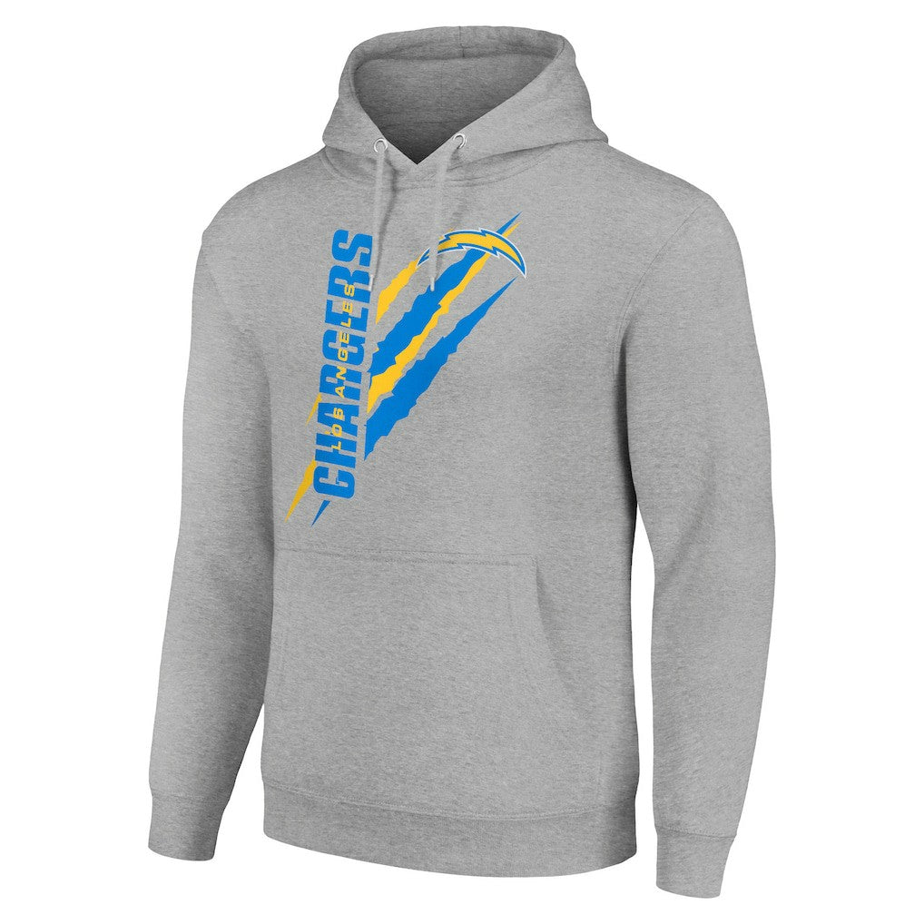 Starter Unisex Color Scratch Fleece Pullover Hoodie - Los Angeles Chargers Hoodies