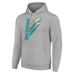 Starter Unisex Color Scratch Fleece Pullover Hoodie - Miami Dolphins Hoodies