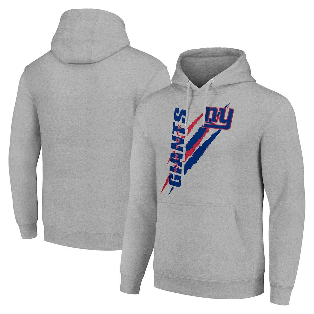 Starter Unisex Color Scratch Fleece Pullover Hoodie - New York Giants Hoodies