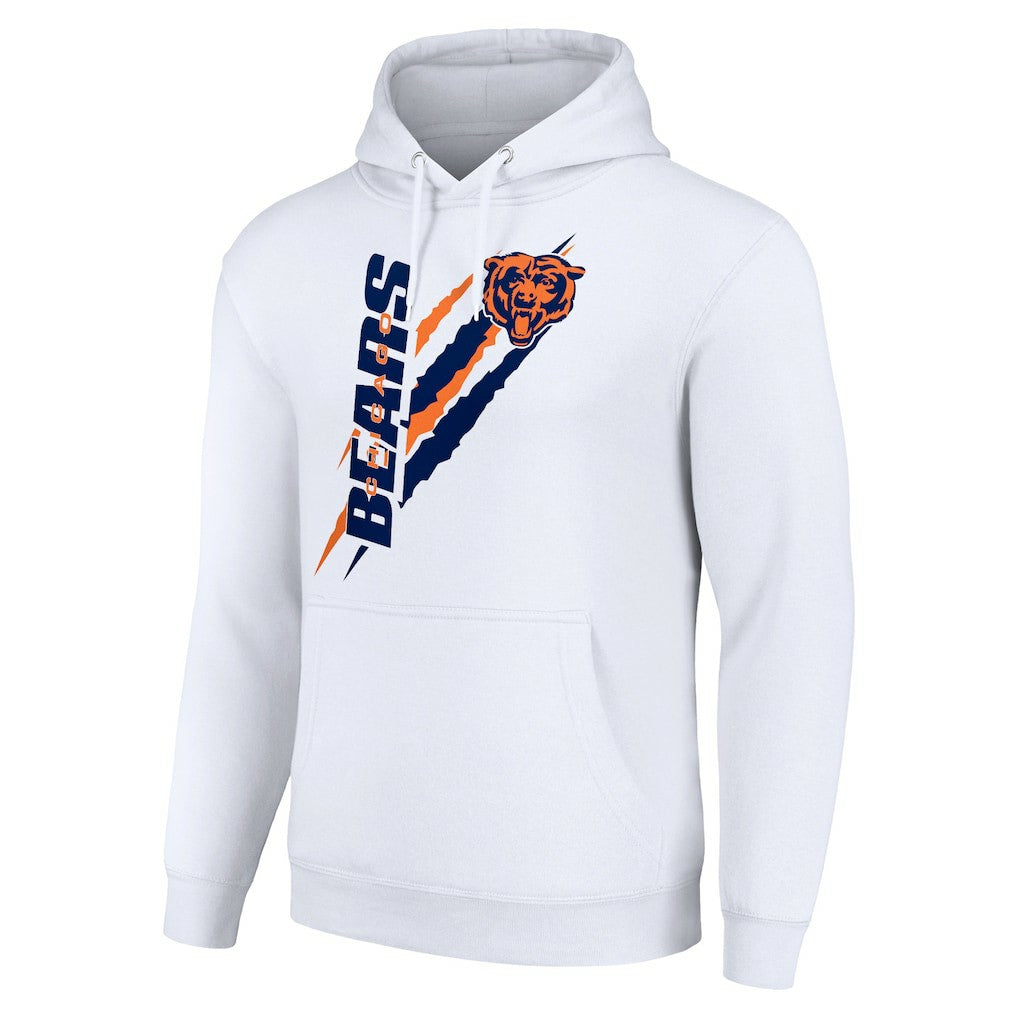 Starter Unisex Color Scratch Fleece Pullover Hoodie - Chicago Bears Hoodies
