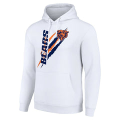Starter Unisex Color Scratch Fleece Pullover Hoodie - Chicago Bears Hoodies