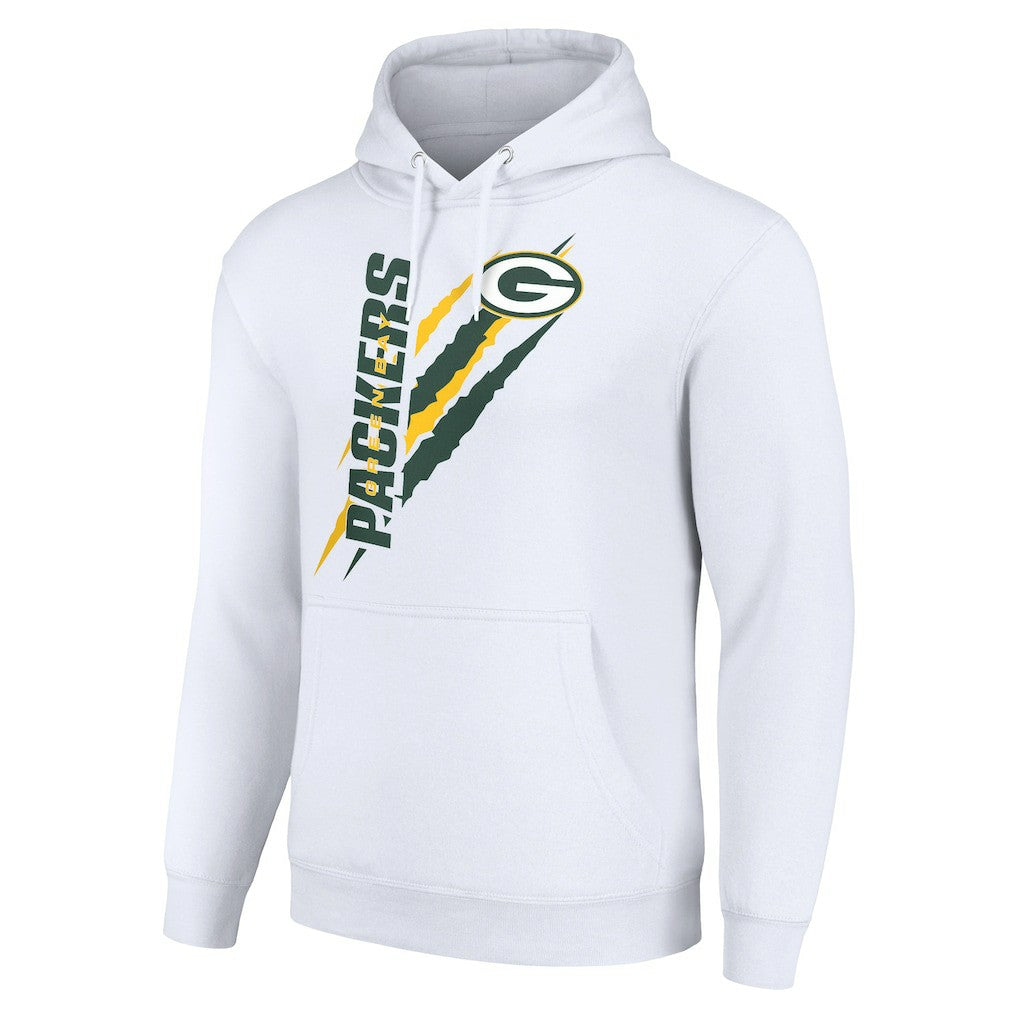 Starter Unisex Color Scratch Fleece Pullover Hoodie - Green Bay Packers Hoodies