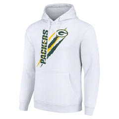 Starter Unisex Color Scratch Fleece Pullover Hoodie - Green Bay Packers Hoodies