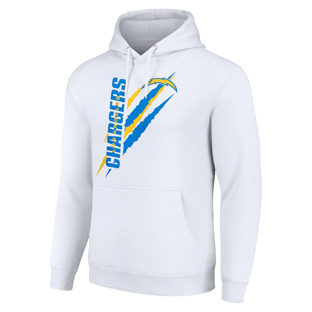 Starter Unisex Color Scratch Fleece Pullover Hoodie - Los Angeles Chargers Hoodies