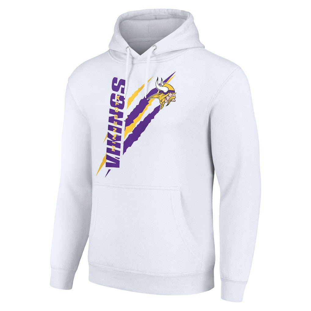 Starter Unisex Color Scratch Fleece Pullover Hoodie - Minnesota Vikings Hoodies