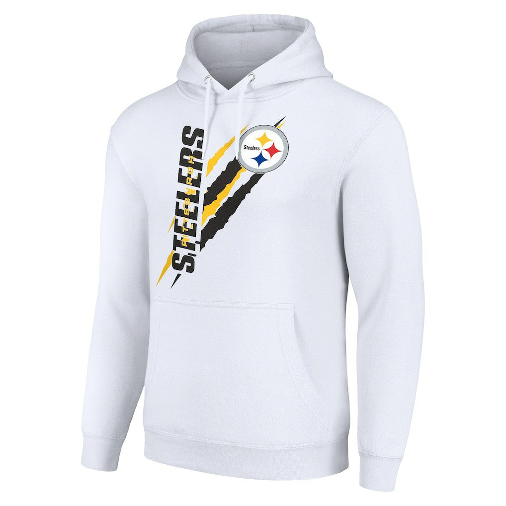 Starter Unisex Color Scratch Fleece Pullover Hoodie - Pittsburgh Steelers Hoodies