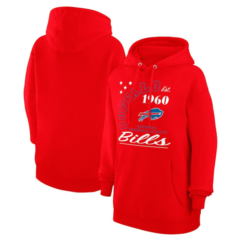 Starter Unisex Arch Team Fleece Pullover Hoodie - Buffalo Bills Hoodies