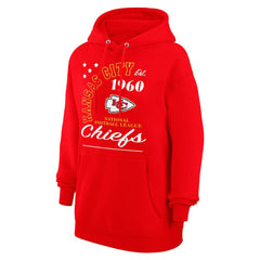 Starter Unisex Arch Team Fleece Pullover Hoodie - Kansas City Chiefs Hoodies