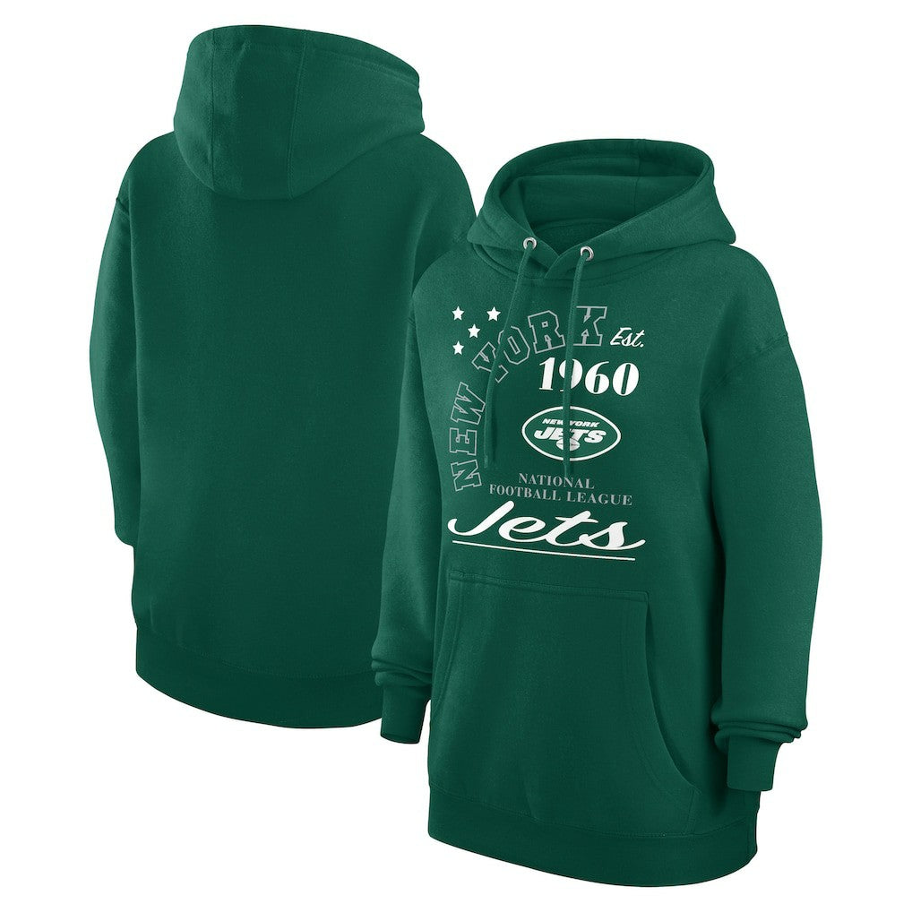 Starter Unisex Arch Team Fleece Pullover Hoodie - New York Jets Hoodies