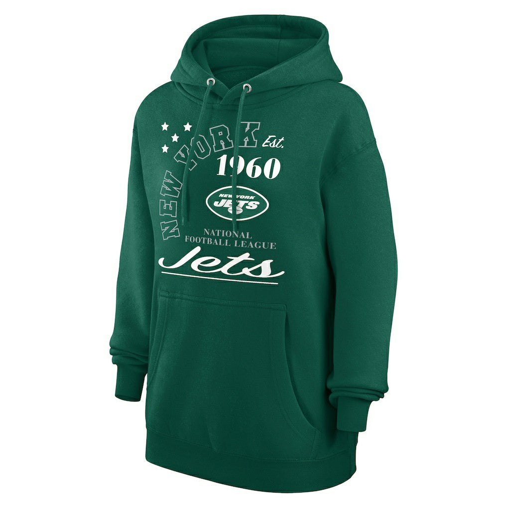 Starter Unisex Arch Team Fleece Pullover Hoodie - New York Jets Hoodies