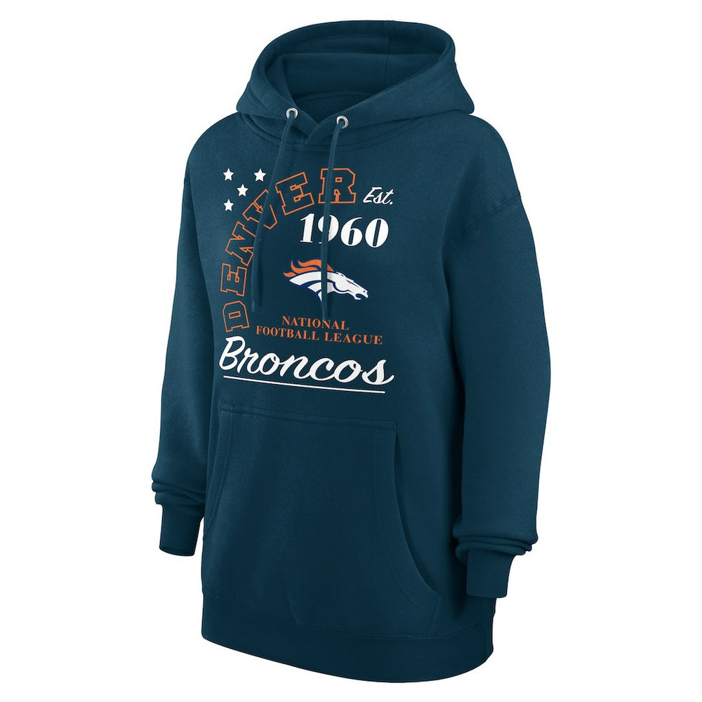 Starter Unisex Arch Team Fleece Pullover Hoodie - Denver Broncos Hoodies