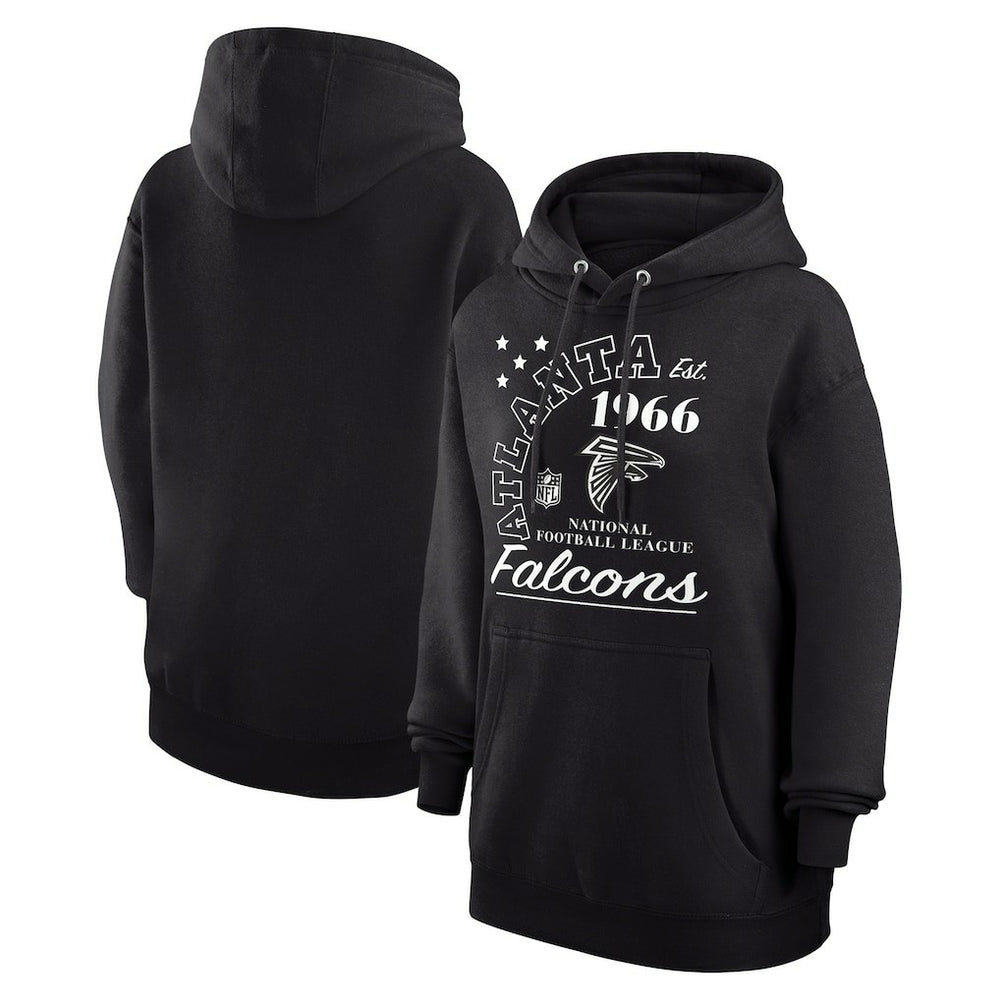Starter Unisex Arch Team Fleece Pullover Hoodie - Atlanta Falcons Hoodies