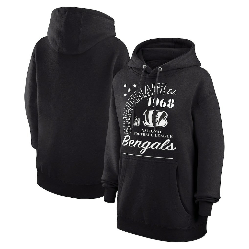 Starter Unisex Arch Team Fleece Pullover Hoodie - Cincinnati Bengals Hoodies