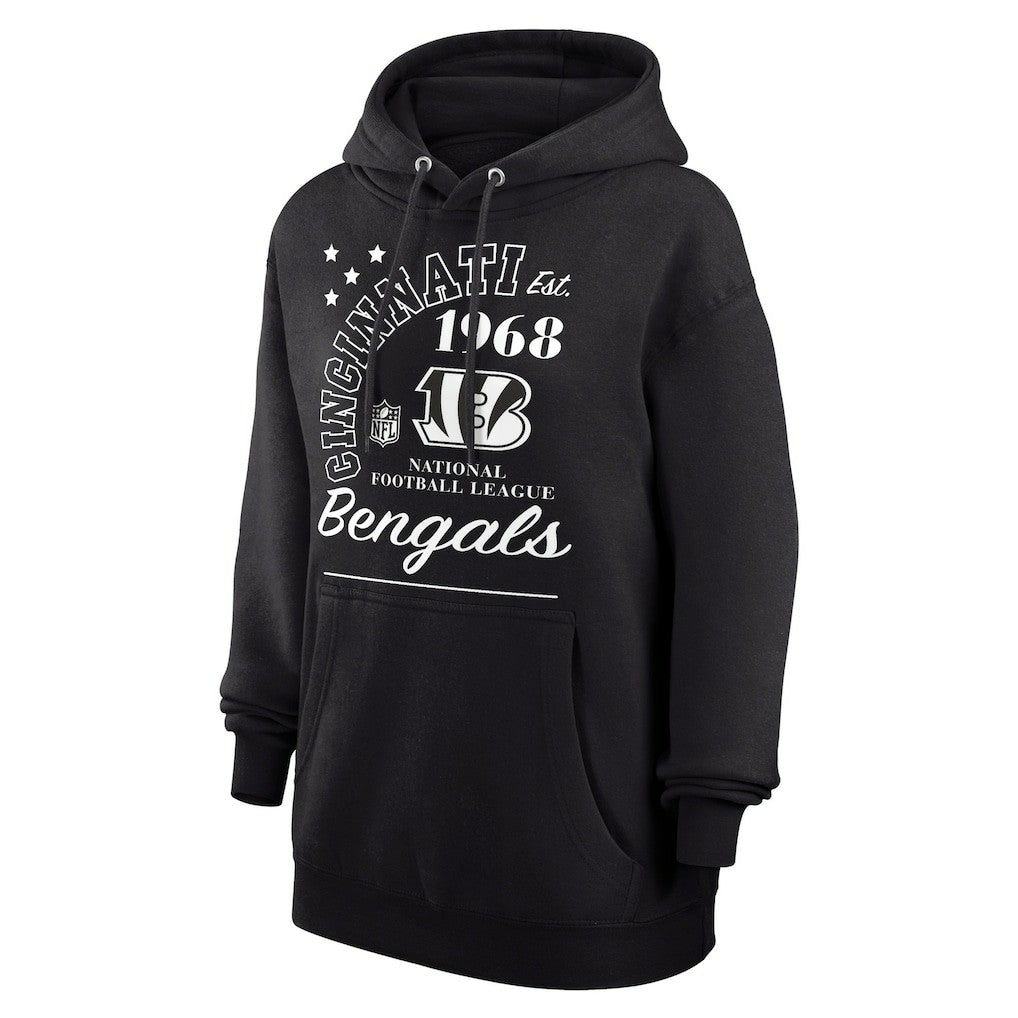 Starter Unisex Arch Team Fleece Pullover Hoodie - Cincinnati Bengals Hoodies